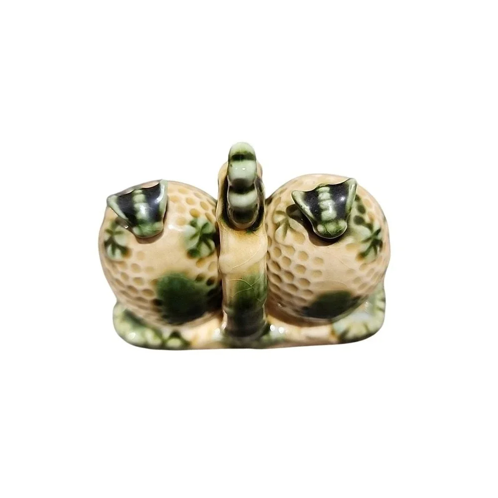 Vintage Brinn's Honey Bee Comb Clover Creamer, Sugar set Lovely, Salt And Pepper